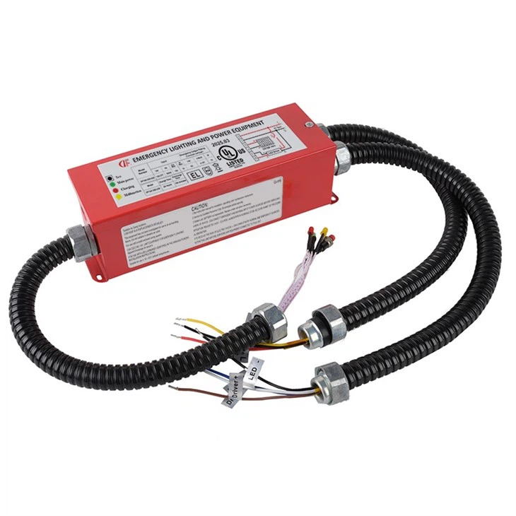 15W LED Emergency Battery Pack For LED UFO High Bay Light Fixtures Emergency Time 90Mins UL CUL Certified, 120-277VAC