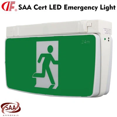 AUEXLED-02 Geilleagar Litiam LED Scoir Solas Comhartha Scoir Éigeandála Faoi stiúir Aonair SAA Aonair Faofa